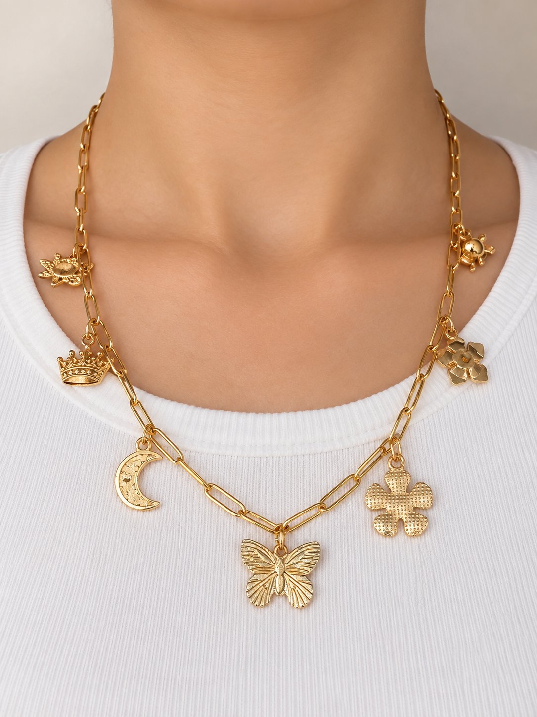 Collier charms nature 🌴